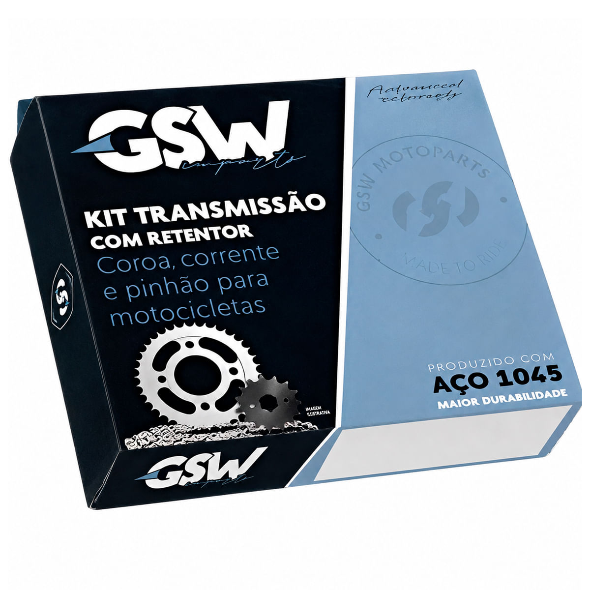 Kit Relação Bajaj Dominar 200 com Retentor - GSW